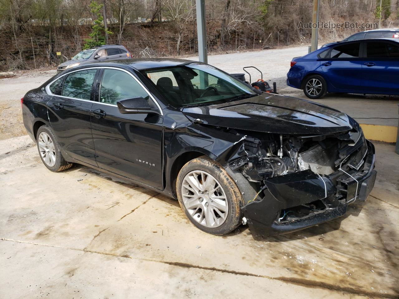 2017 Chevrolet Impala Ls Black vin: 2G11Z5SA4H9135747