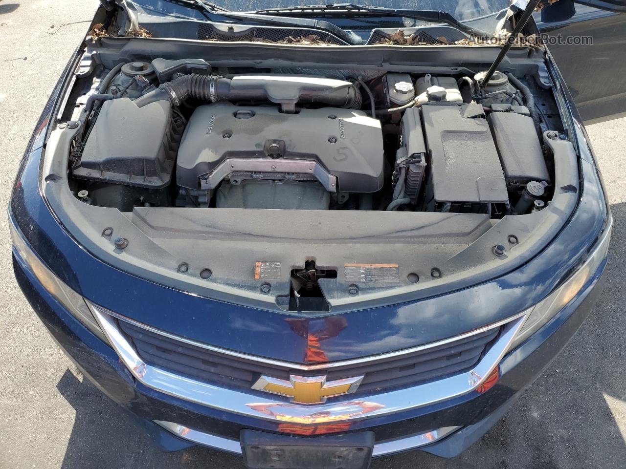 2017 Chevrolet Impala Ls Синий vin: 2G11Z5SA5H9131495