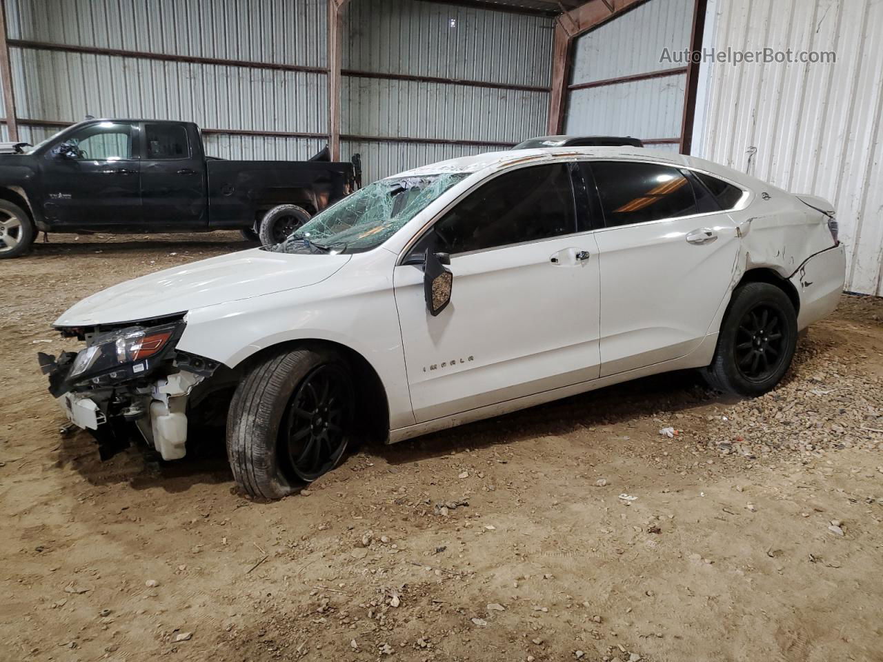 2016 Chevrolet Impala Ls White vin: 2G11Z5SA6G9156727