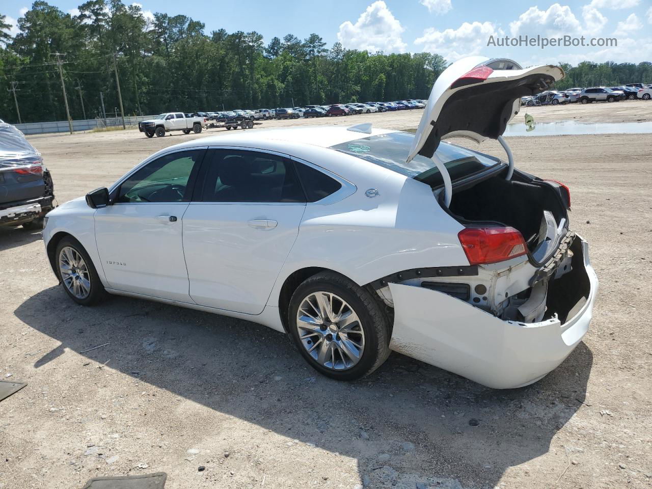 2016 Chevrolet Impala Ls White vin: 2G11Z5SA6G9198766