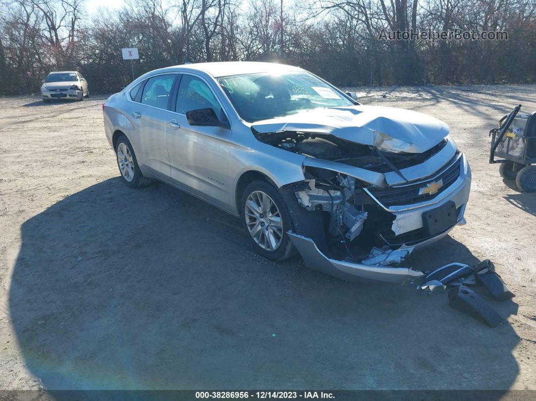 2017 Chevrolet Impala Ls Silver vin: 2G11Z5SA6H9136835