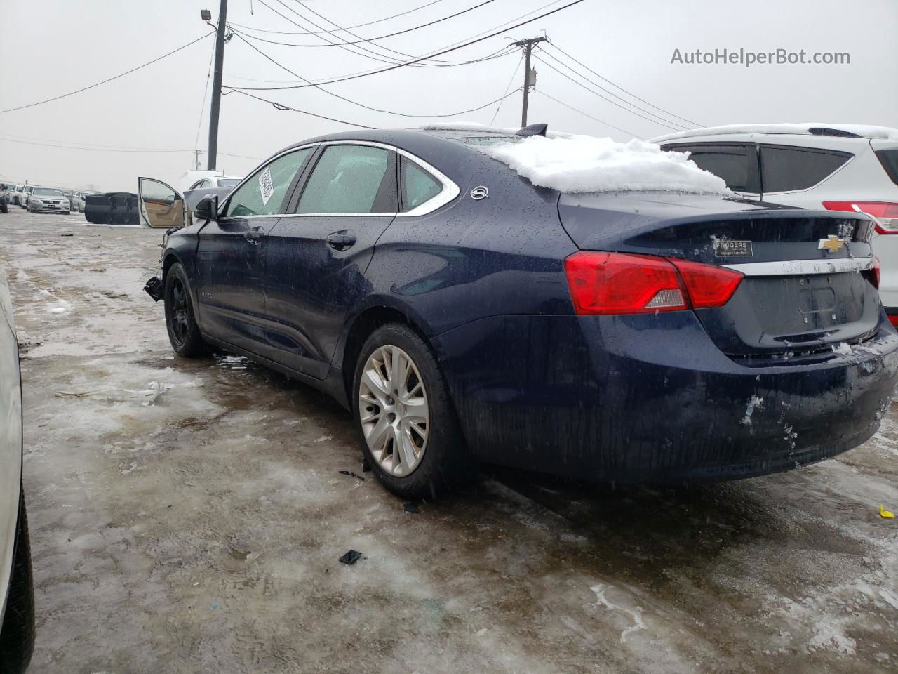 2017 Chevrolet Impala Ls Синий vin: 2G11Z5SA8H9109703