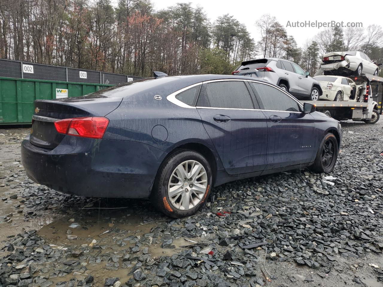 2017 Chevrolet Impala Ls Синий vin: 2G11Z5SA8H9180254