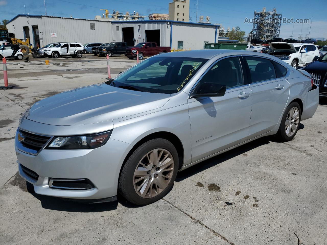 2017 Chevrolet Impala Ls Silver vin: 2G11Z5SA8H9190816