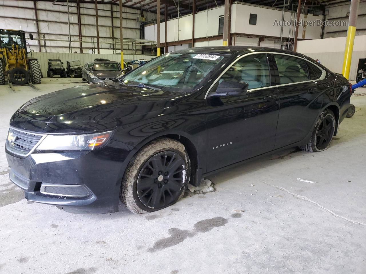 2017 Chevrolet Impala Ls Black vin: 2G11Z5SA9H9146341