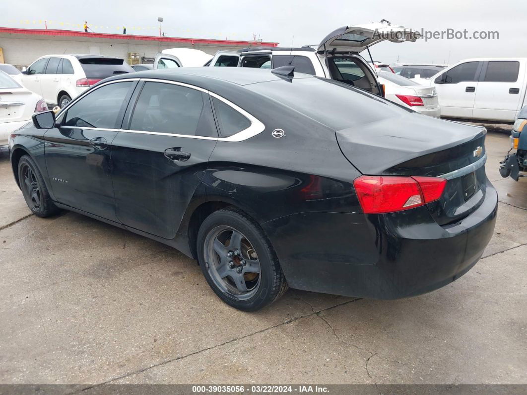 2017 Chevrolet Impala Ls Black vin: 2G11Z5SA9H9166475