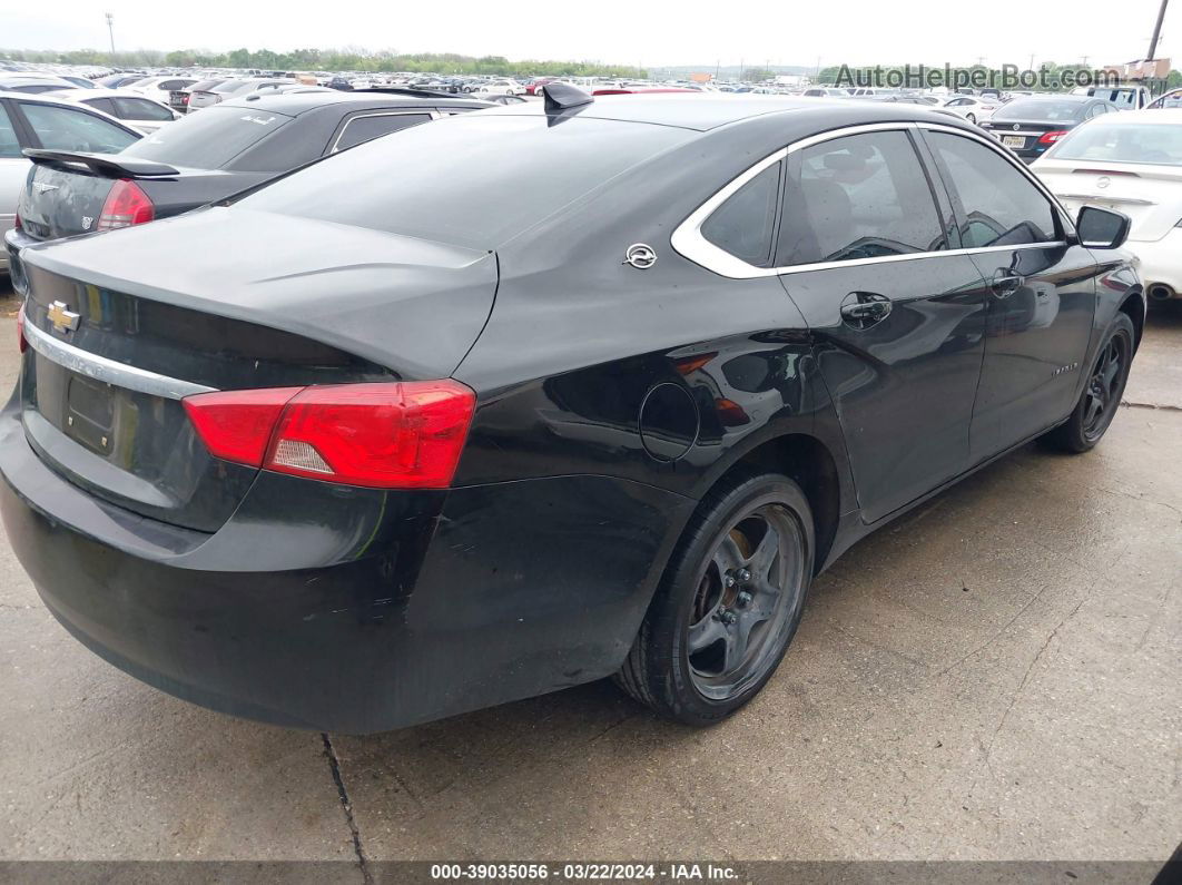 2017 Chevrolet Impala Ls Black vin: 2G11Z5SA9H9166475