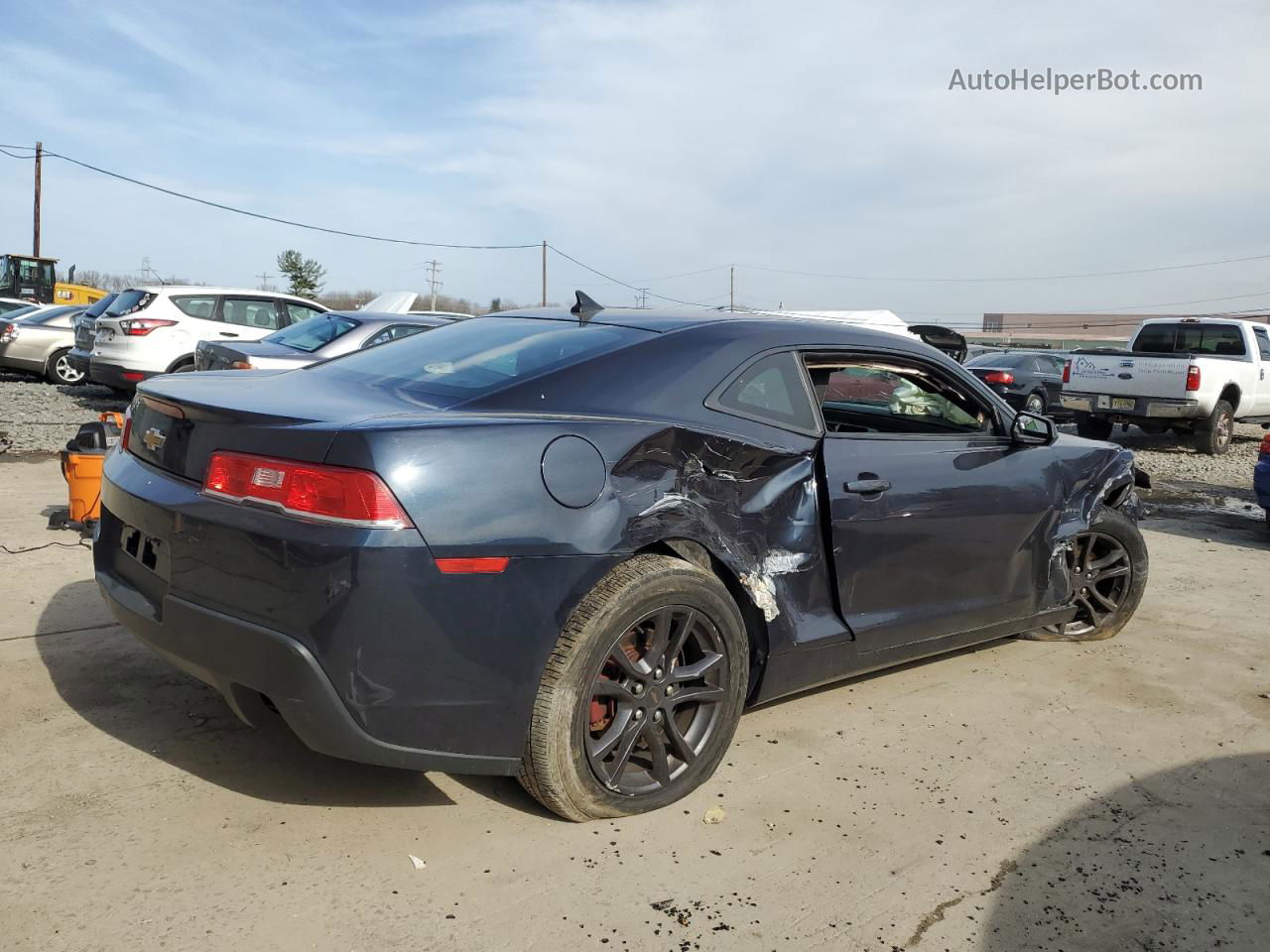 2014 Chevrolet Camaro Ls Black vin: 2G1FA1E30E9132620