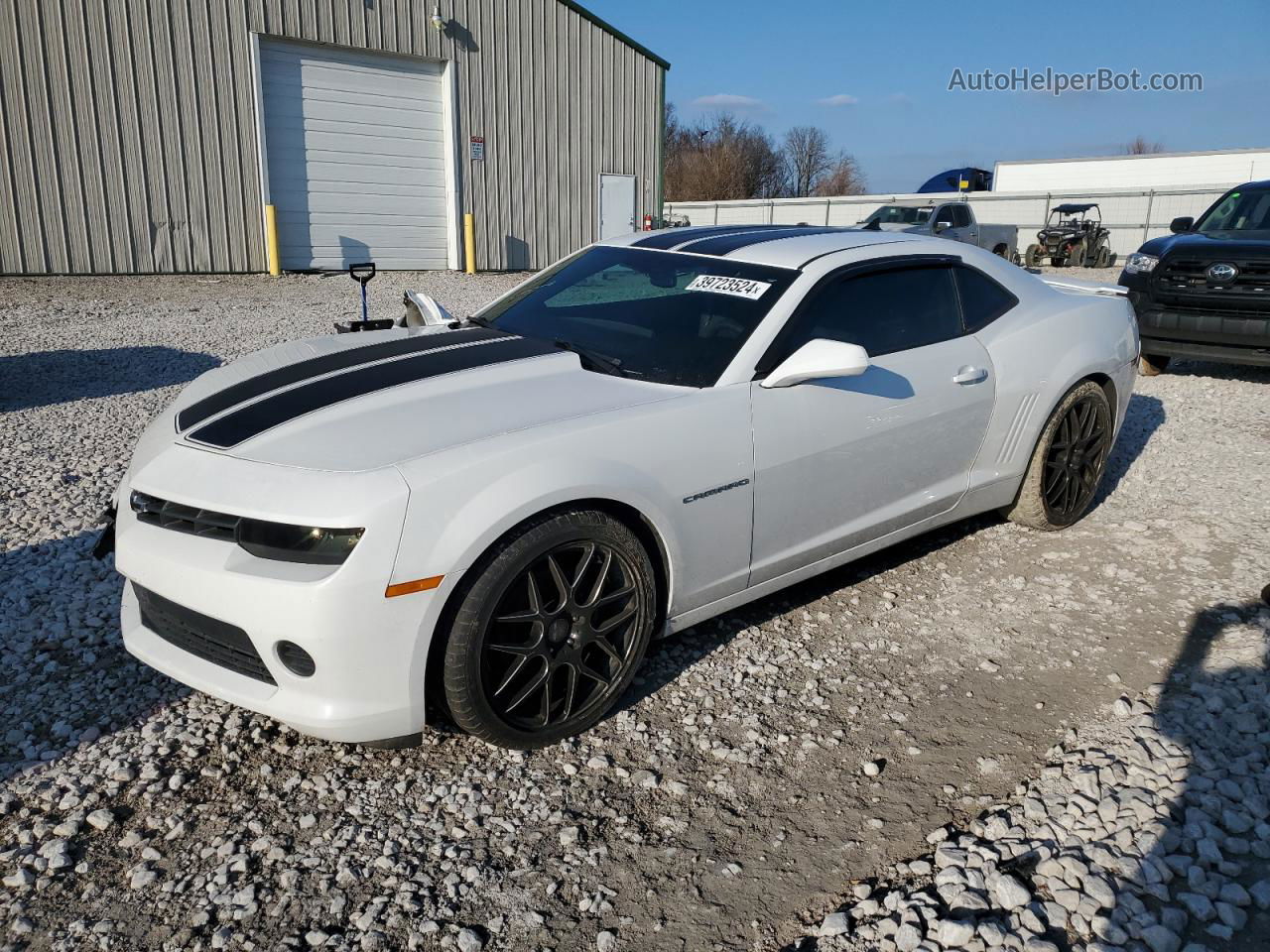 2014 Chevrolet Camaro Ls White vin: 2G1FA1E30E9154276