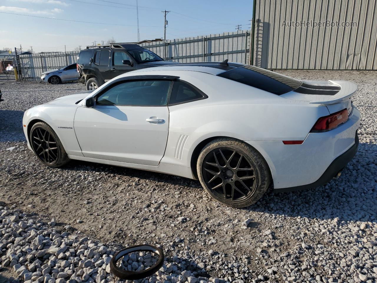 2014 Chevrolet Camaro Ls White vin: 2G1FA1E30E9154276