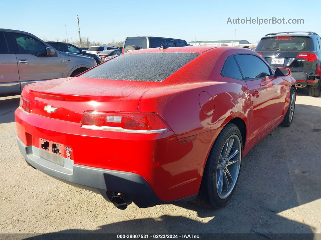 2014 Chevrolet Camaro 2ls Red vin: 2G1FA1E30E9184474