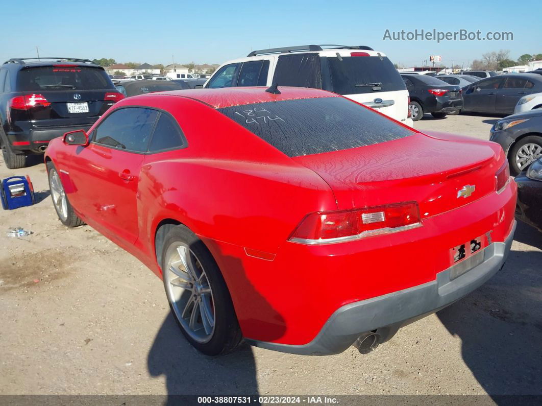 2014 Chevrolet Camaro 2ls Красный vin: 2G1FA1E30E9184474