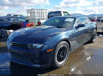 2014 Chevrolet Camaro 2ls Dark Blue vin: 2G1FA1E30E9191375