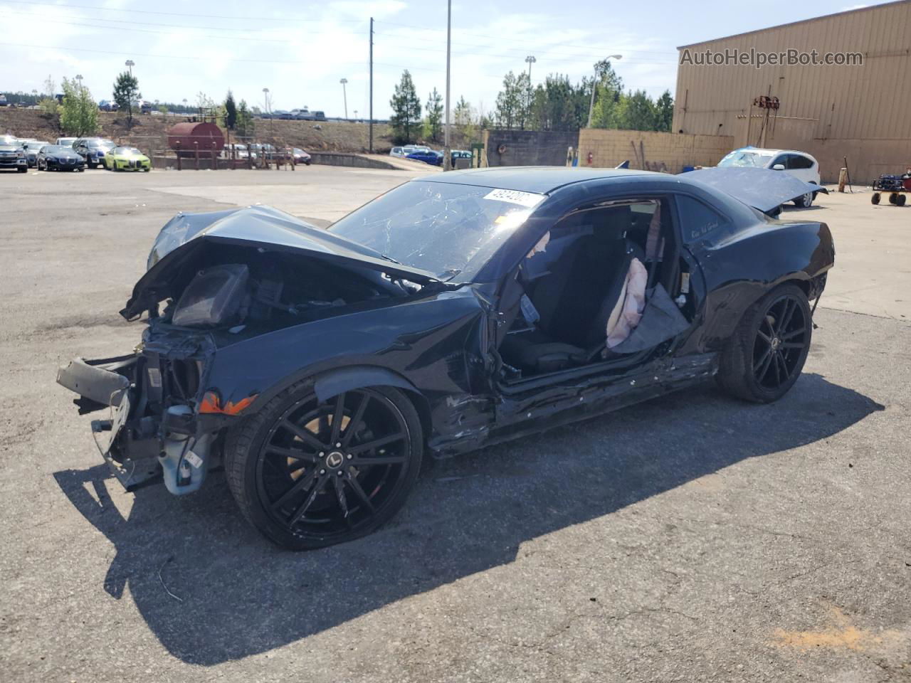 2014 Chevrolet Camaro Ls Black vin: 2G1FA1E30E9229784