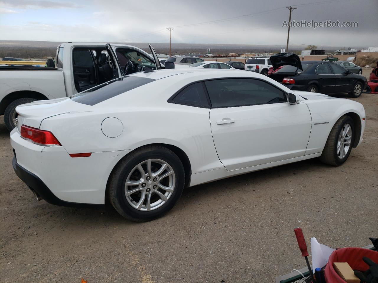 2014 Chevrolet Camaro Ls Белый vin: 2G1FA1E30E9244270