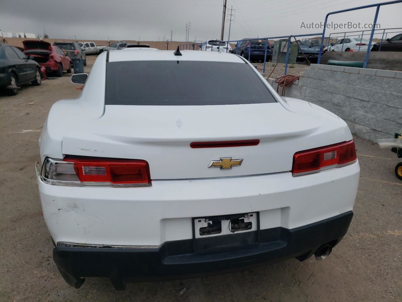 2014 Chevrolet Camaro Ls Белый vin: 2G1FA1E30E9244270