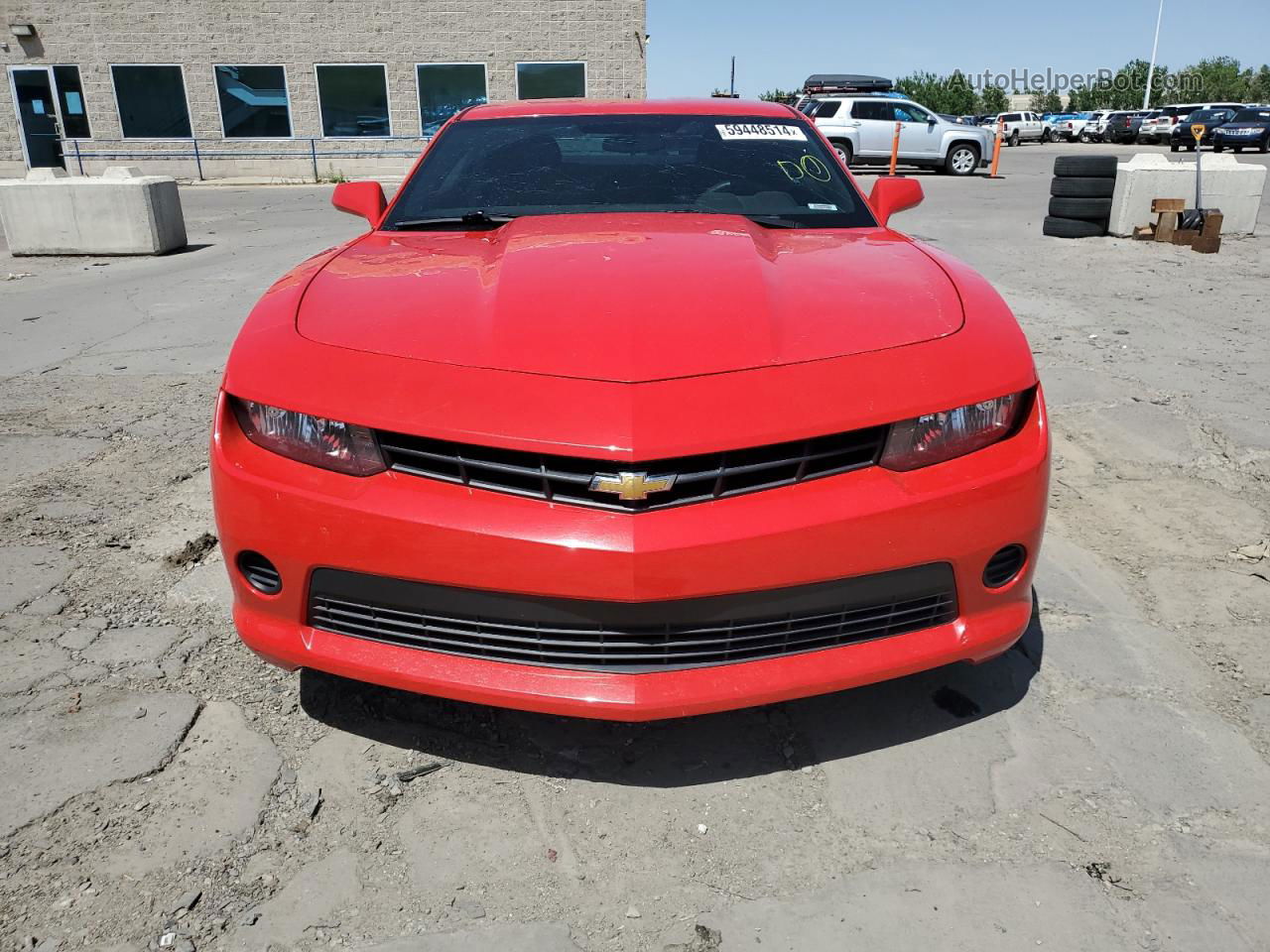 2014 Chevrolet Camaro Ls Red vin: 2G1FA1E30E9244530