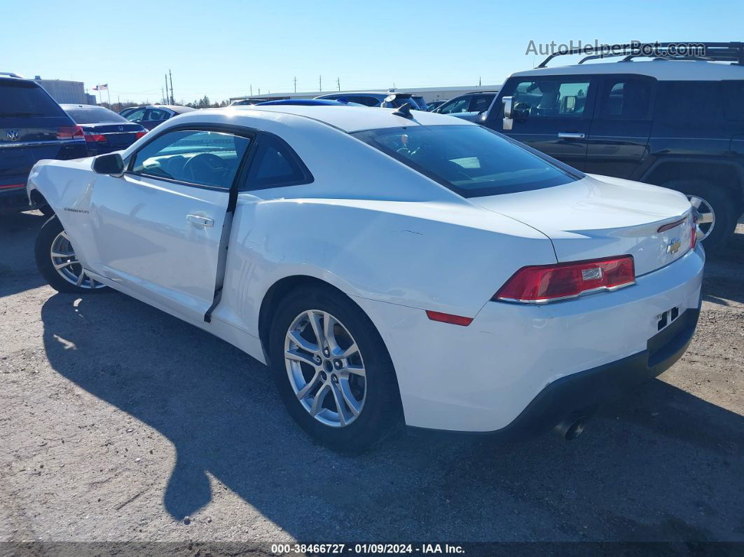 2014 Chevrolet Camaro 2ls White vin: 2G1FA1E30E9308310