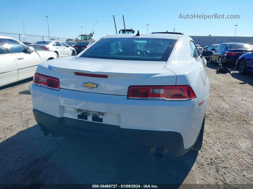 2014 Chevrolet Camaro 2ls White vin: 2G1FA1E30E9308310