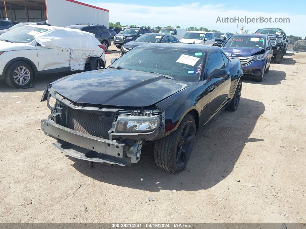 2015 Chevrolet Camaro 1ls Black vin: 2G1FA1E30F9184265