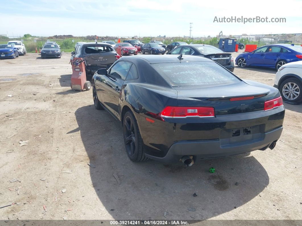 2015 Chevrolet Camaro 1ls Black vin: 2G1FA1E30F9184265