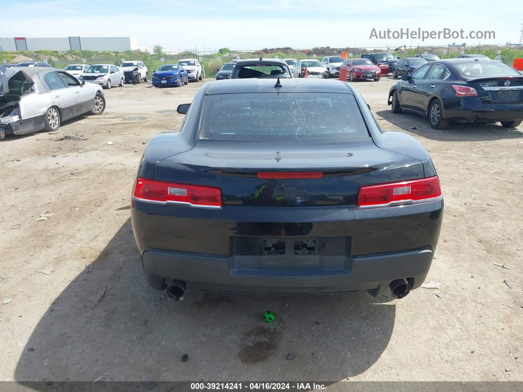 2015 Chevrolet Camaro 1ls Black vin: 2G1FA1E30F9184265