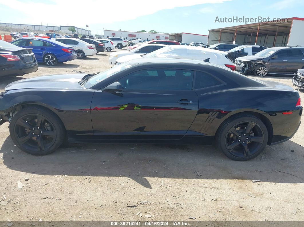 2015 Chevrolet Camaro 1ls Black vin: 2G1FA1E30F9184265