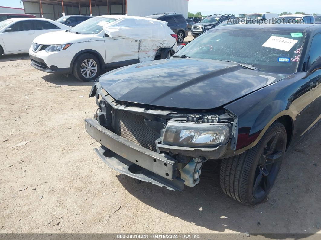 2015 Chevrolet Camaro 1ls Black vin: 2G1FA1E30F9184265