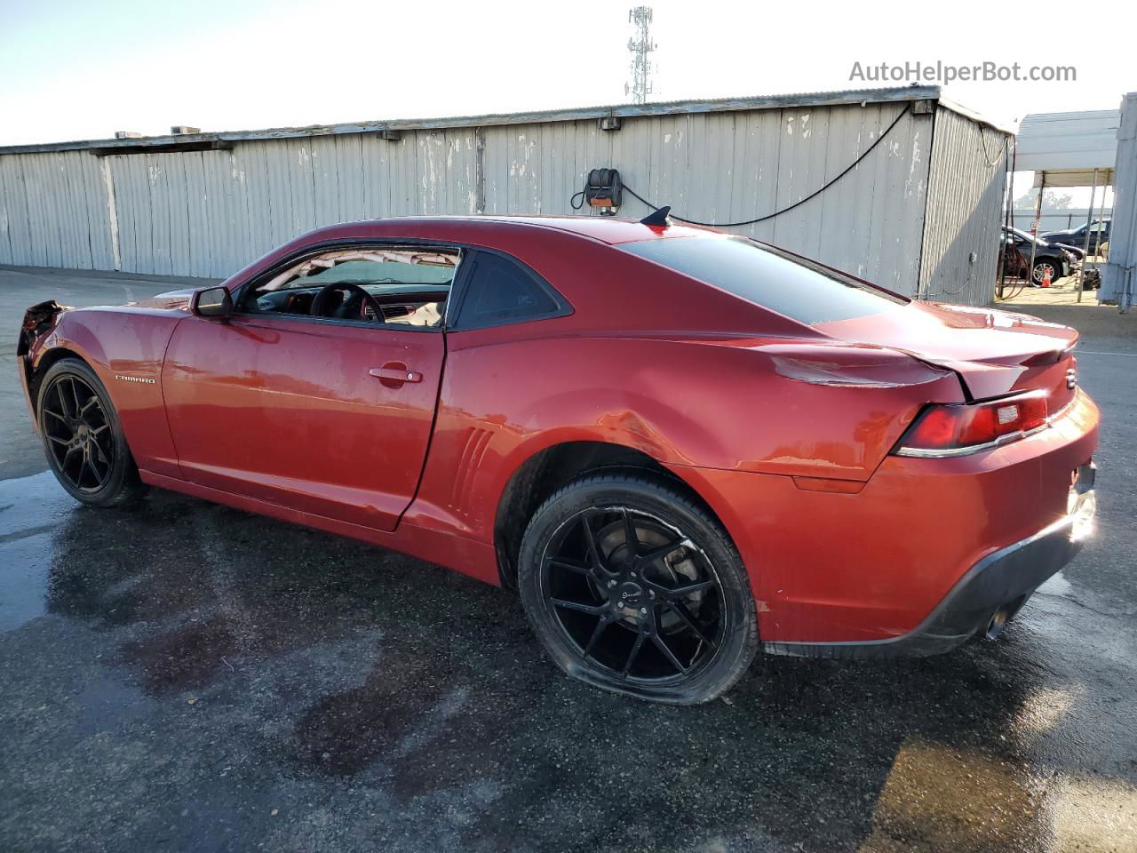 2014 Chevrolet Camaro Ls Red vin: 2G1FA1E31E9154268