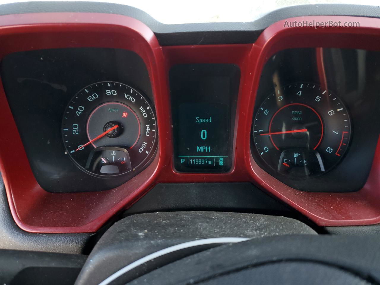 2014 Chevrolet Camaro Ls Red vin: 2G1FA1E31E9154268