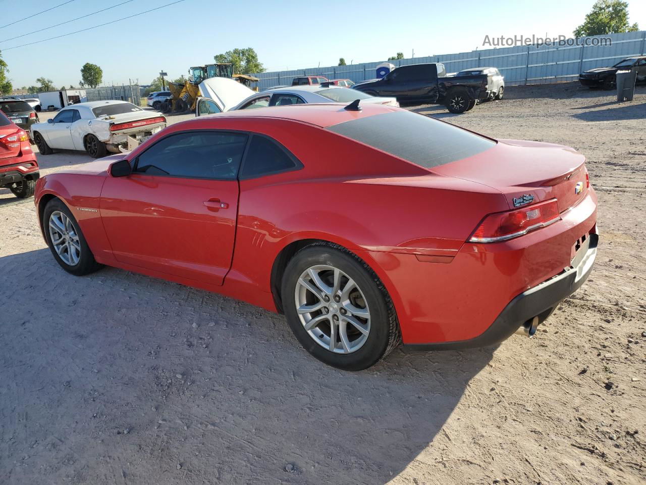 2014 Chevrolet Camaro Ls Red vin: 2G1FA1E31E9248179