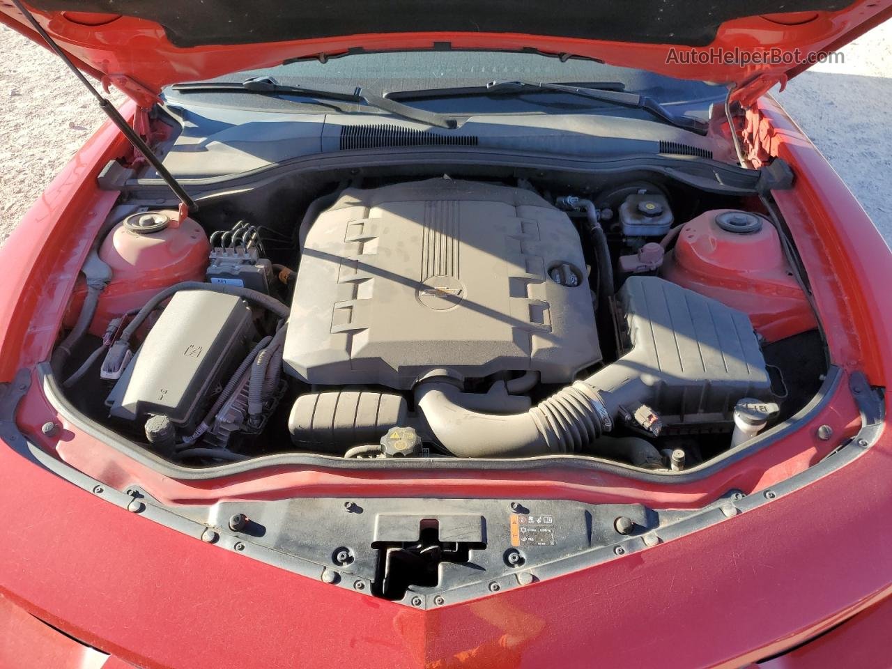 2014 Chevrolet Camaro Ls Red vin: 2G1FA1E31E9248179