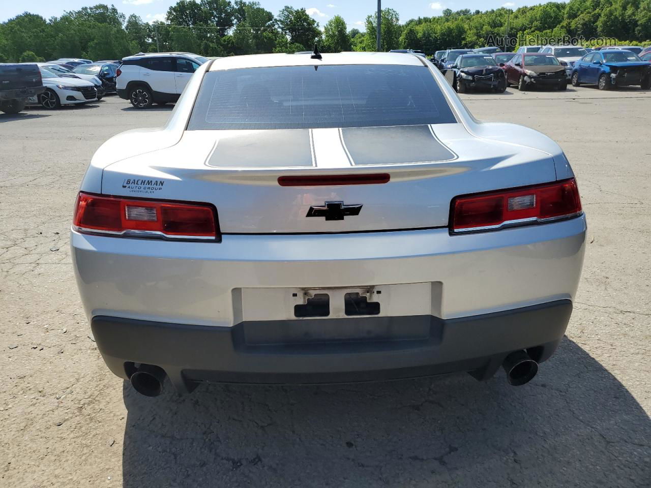 2014 Chevrolet Camaro Ls Серебряный vin: 2G1FA1E31E9289251