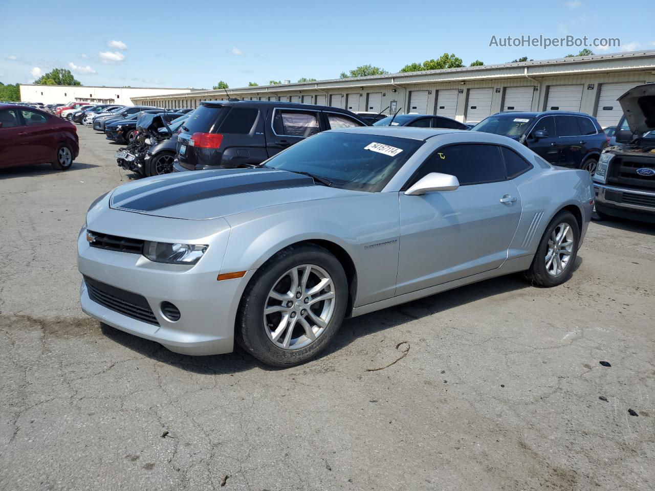 2014 Chevrolet Camaro Ls Silver vin: 2G1FA1E31E9289251