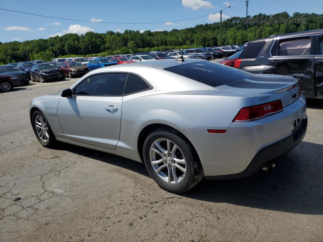 2014 Chevrolet Camaro Ls Silver vin: 2G1FA1E31E9289251