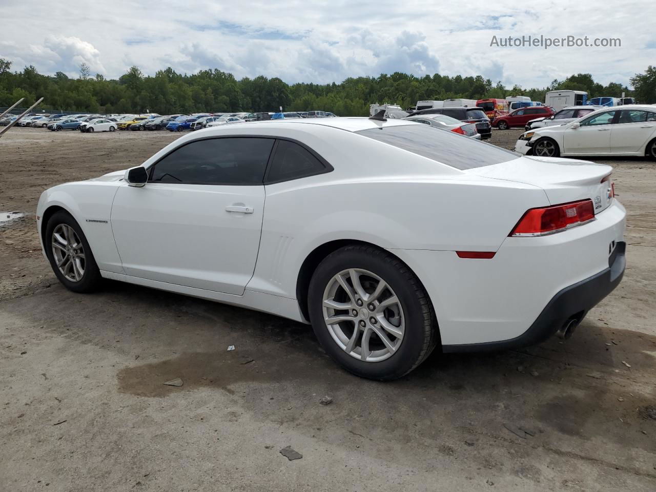 2014 Chevrolet Camaro Ls White vin: 2G1FA1E31E9310504