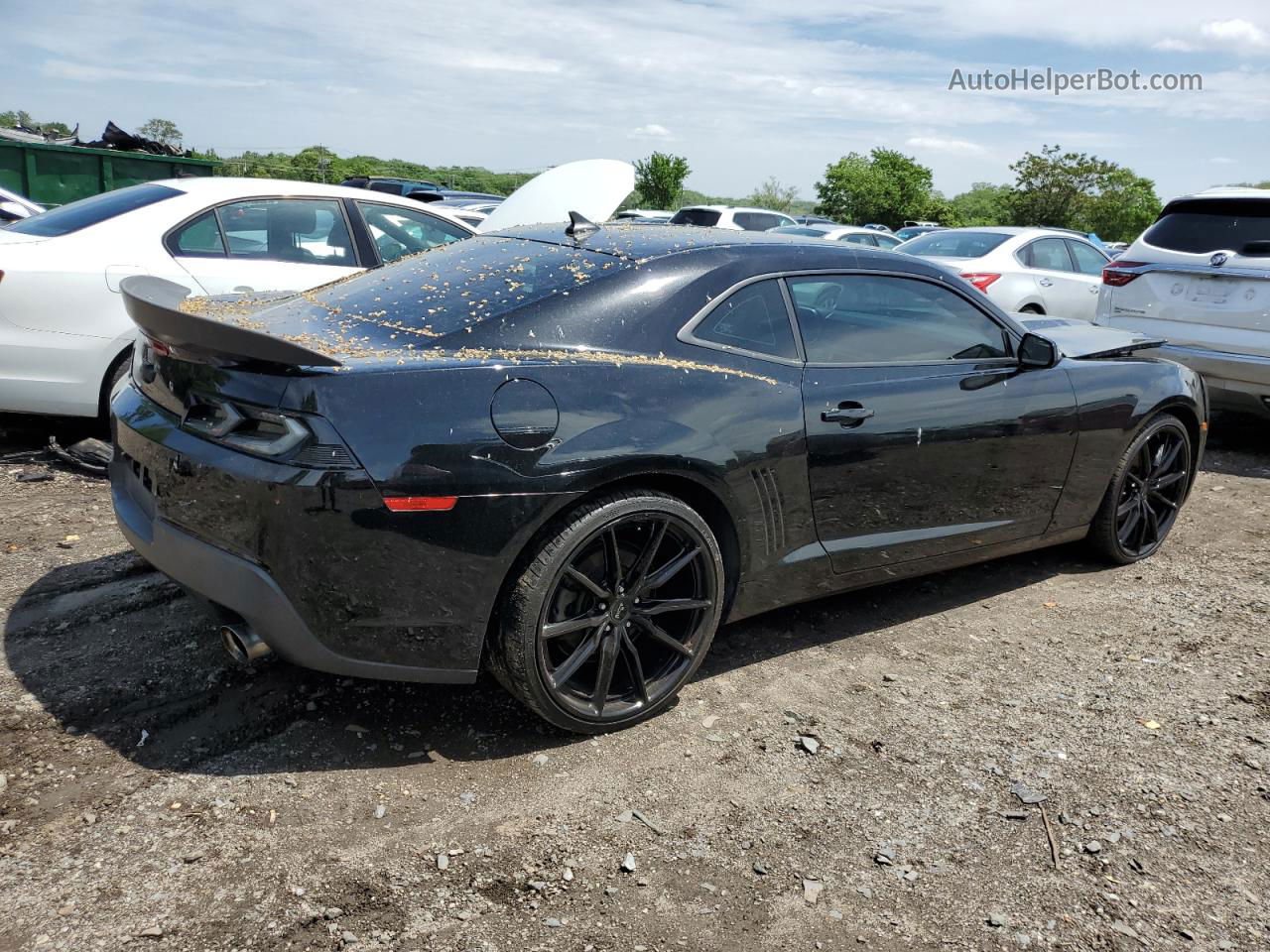 2015 Chevrolet Camaro Ls Black vin: 2G1FA1E31F9175753