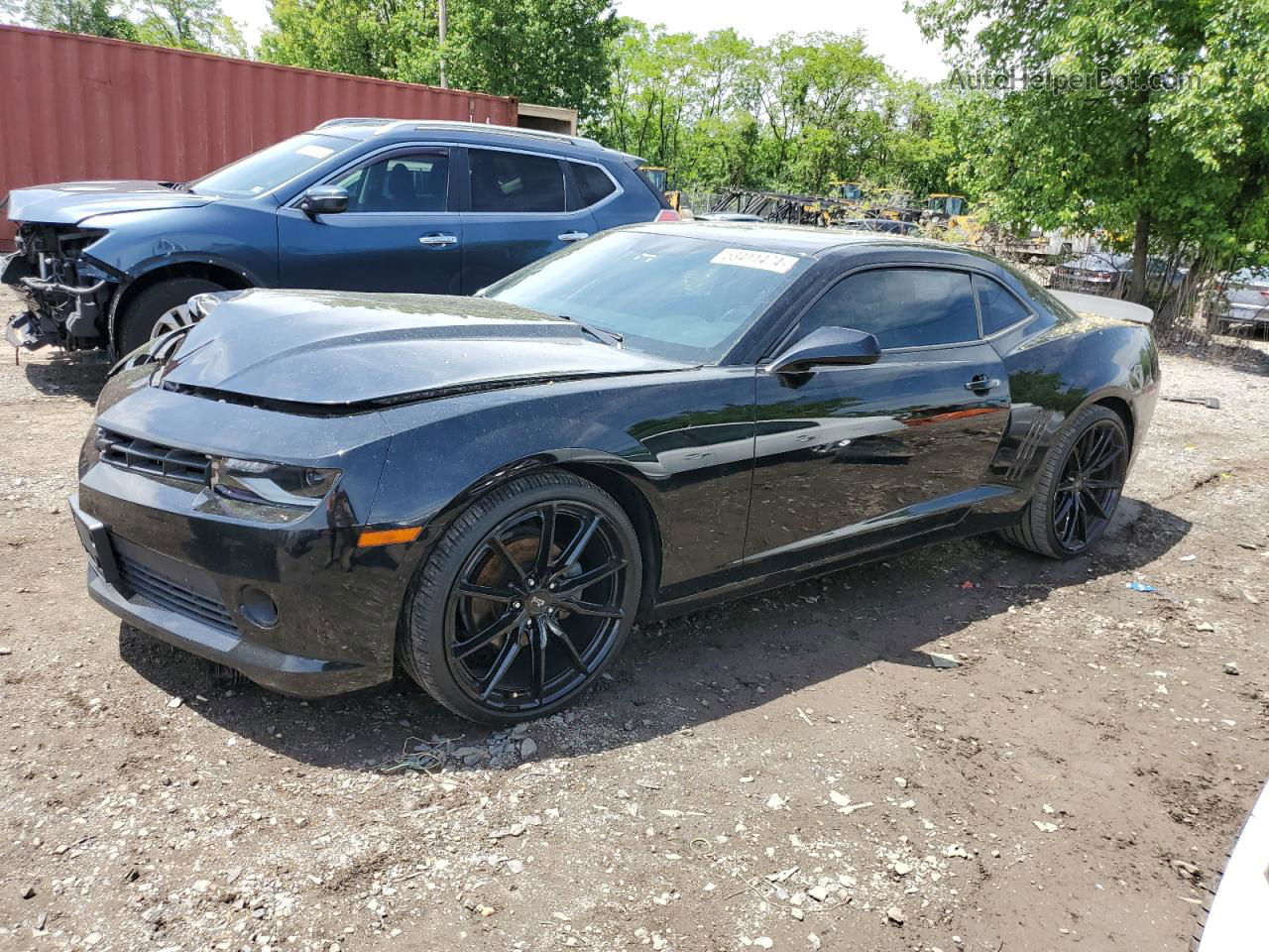 2015 Chevrolet Camaro Ls Black vin: 2G1FA1E31F9175753