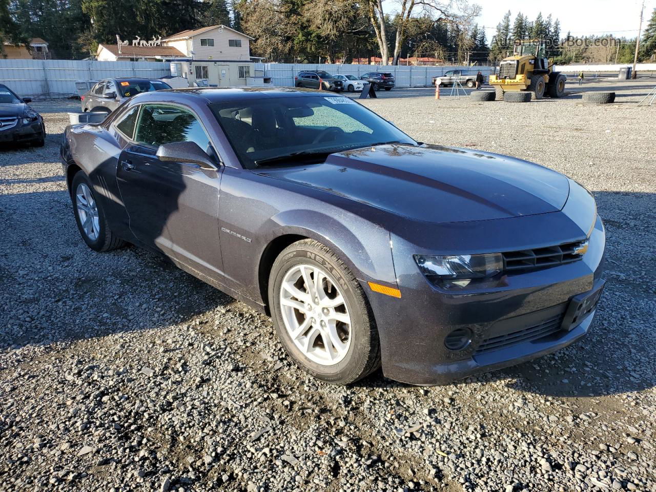 2014 Chevrolet Camaro Ls Blue vin: 2G1FA1E32E9146941