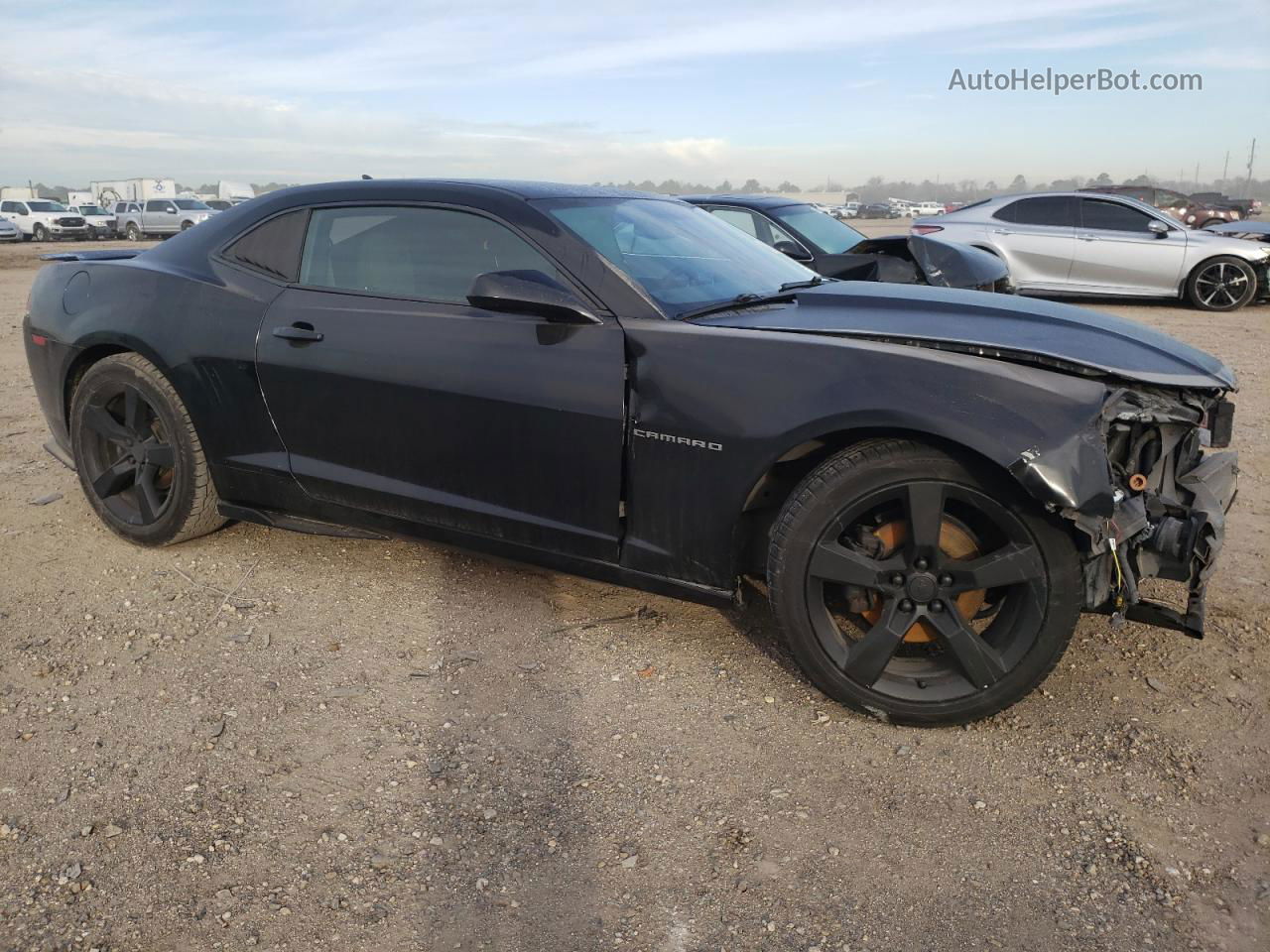 2014 Chevrolet Camaro Ls Black vin: 2G1FA1E32E9196724