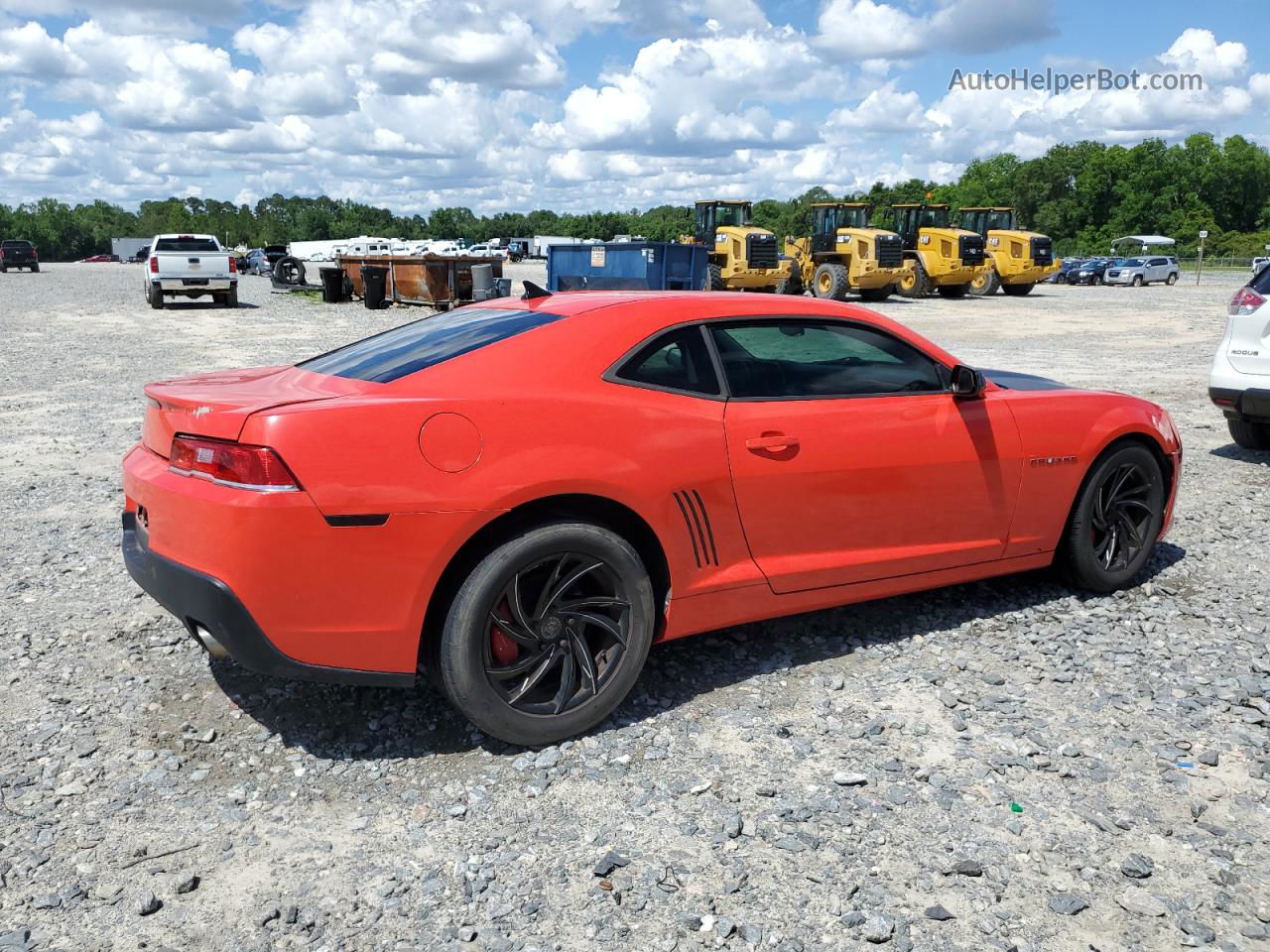 2014 Chevrolet Camaro Ls Red vin: 2G1FA1E32E9213862