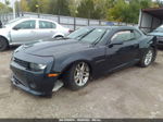 2014 Chevrolet Camaro Ls Dark Blue vin: 2G1FA1E32E9224473