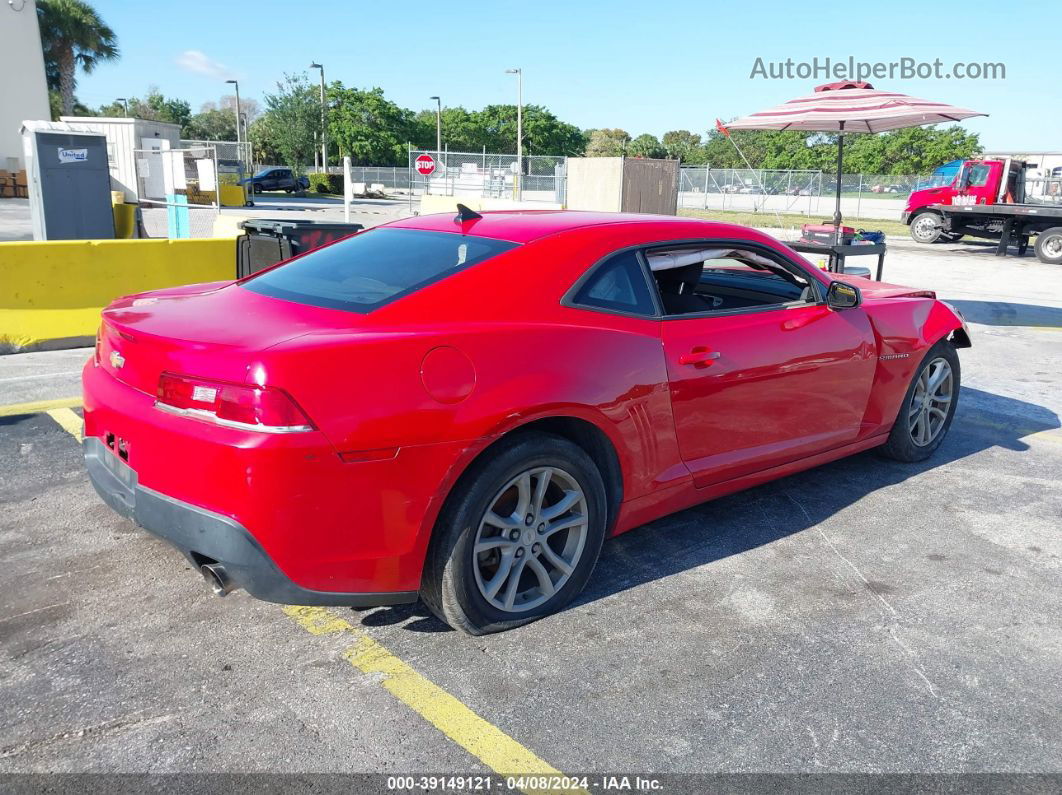 2014 Chevrolet Camaro 2ls Red vin: 2G1FA1E32E9243797