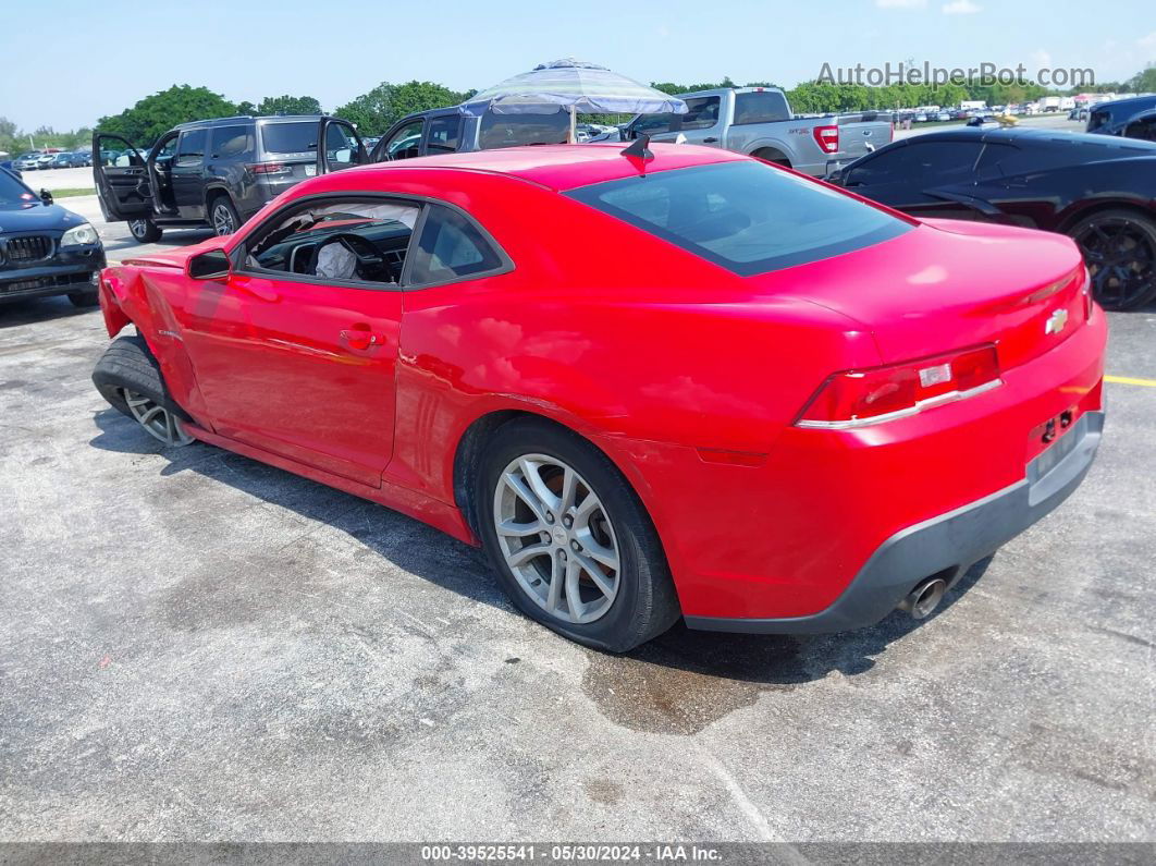 2014 Chevrolet Camaro 2ls Красный vin: 2G1FA1E32E9243797