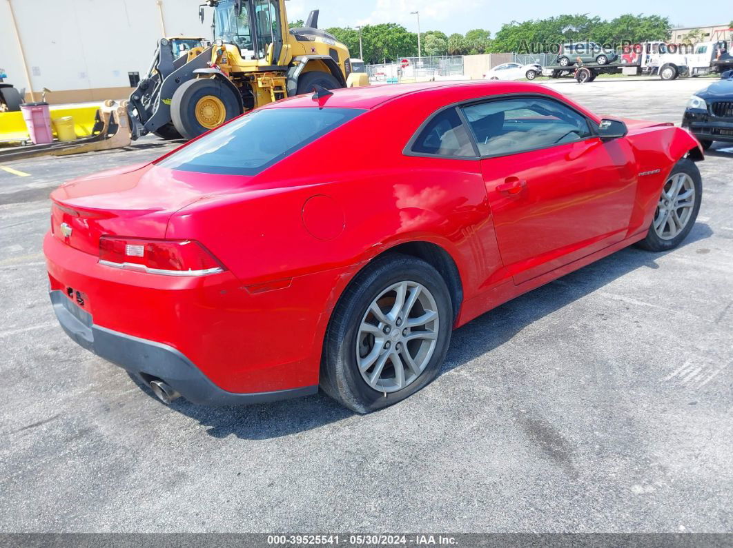 2014 Chevrolet Camaro 2ls Red vin: 2G1FA1E32E9243797