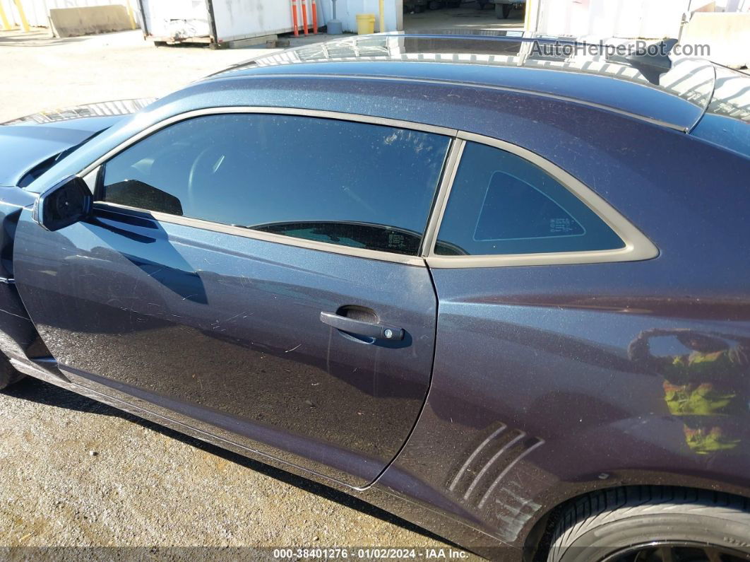 2014 Chevrolet Camaro 2ls Dark Blue vin: 2G1FA1E32E9303299