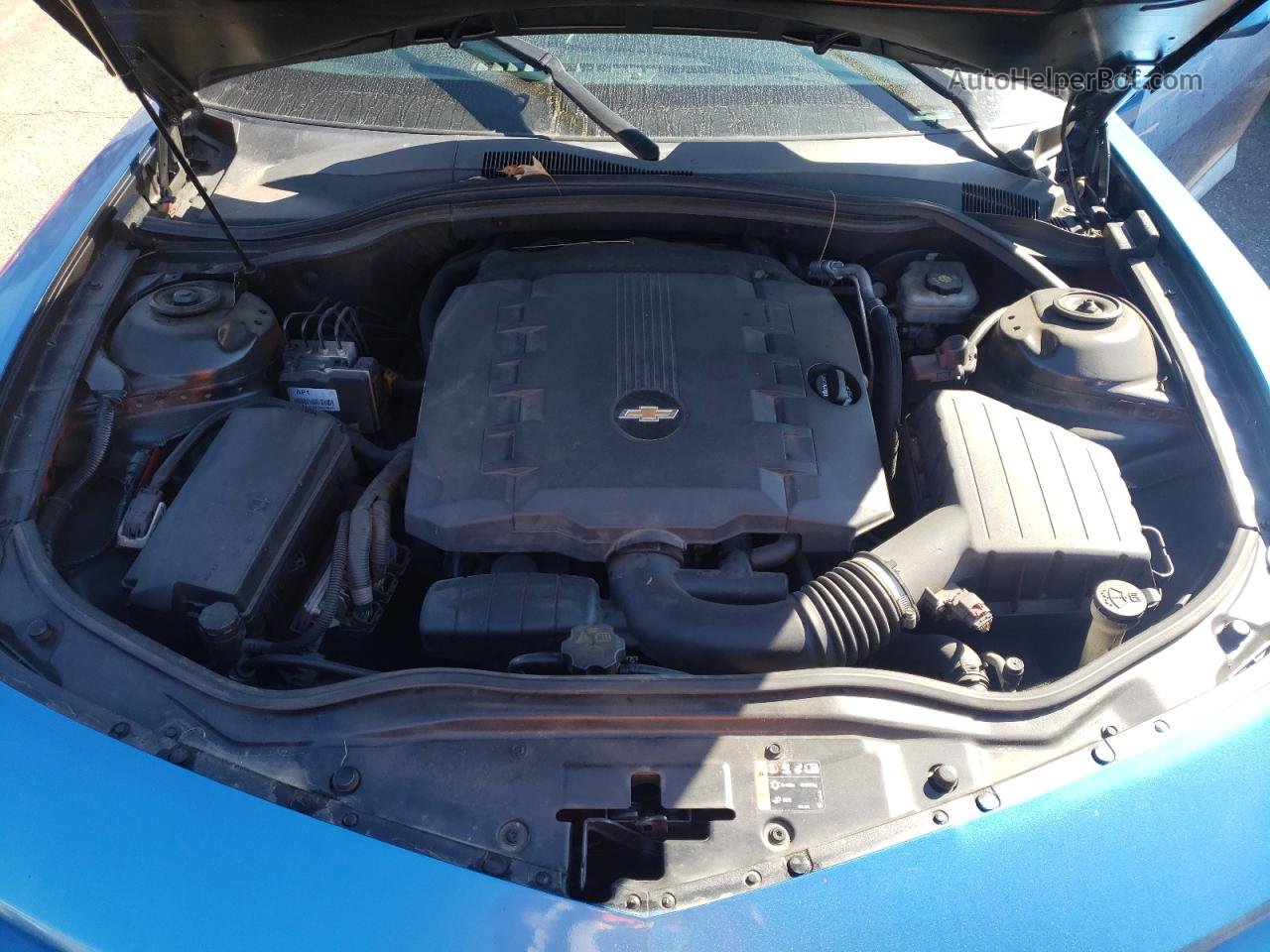 2014 Chevrolet Camaro Ls Синий vin: 2G1FA1E32E9307112