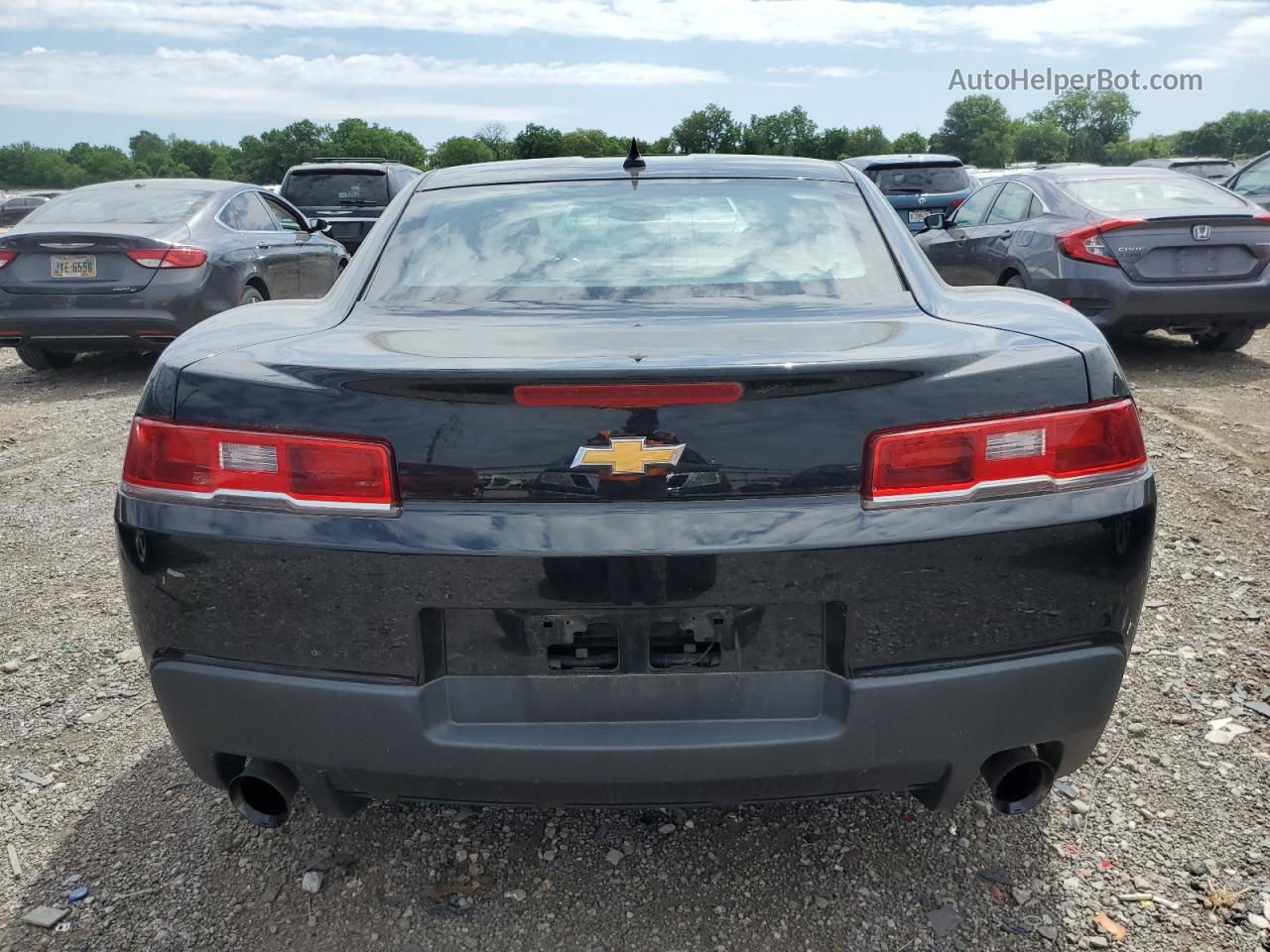 2015 Chevrolet Camaro Ls Black vin: 2G1FA1E32F9278051