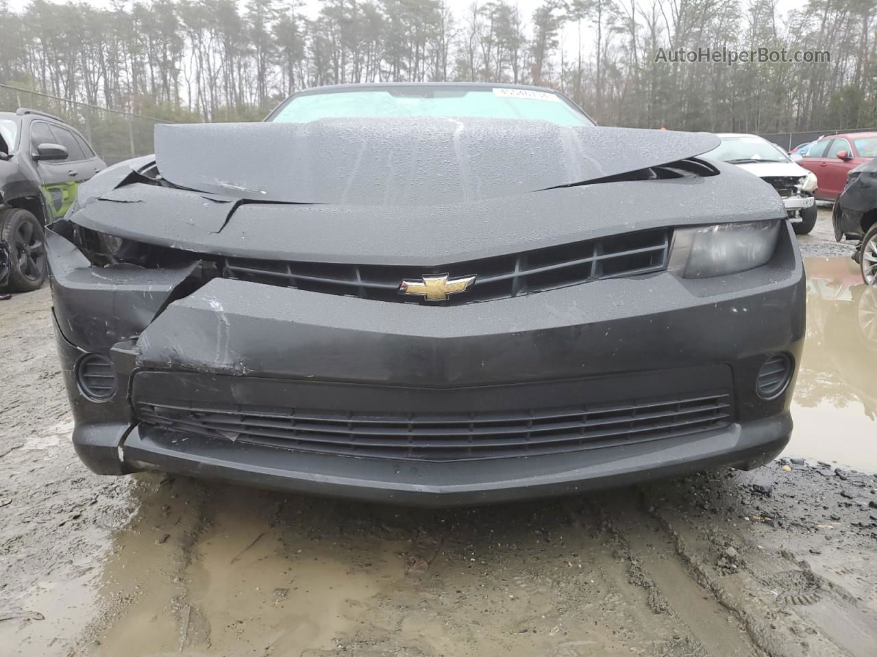 2014 Chevrolet Camaro Ls Серый vin: 2G1FA1E33E9134085