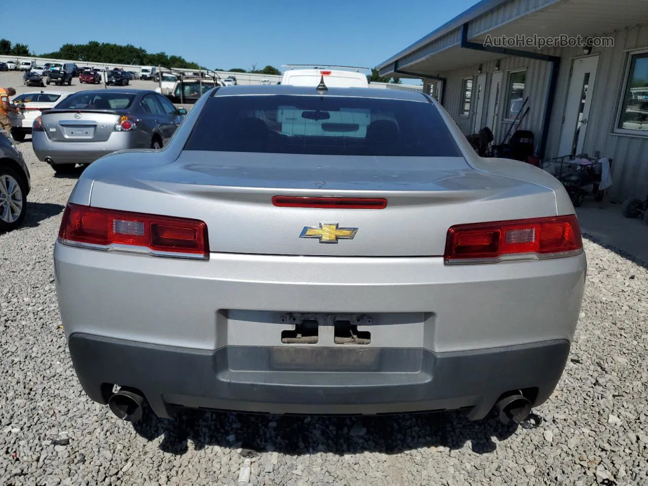 2014 Chevrolet Camaro Ls Серебряный vin: 2G1FA1E33E9141327